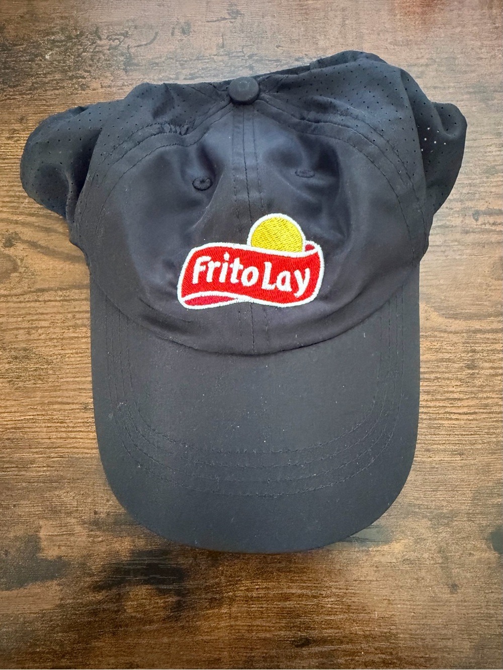 FritoLay Black Logo Baseball Hat